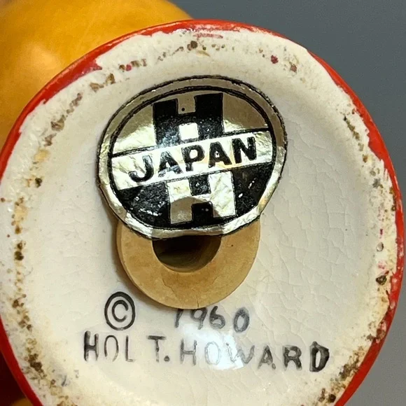 1960 Vintage Holt Howard Colorful Roosters Salt & Pepper Shakers W Stoppers - Picture 10 of 12